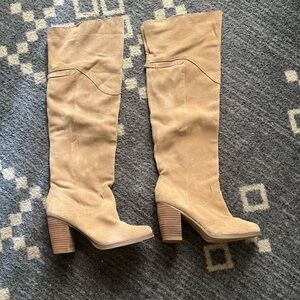 Women’s suede knee high boots 7